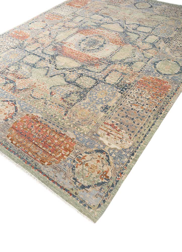 Wollteppich - 360 x 270 cm - grün - Image 2