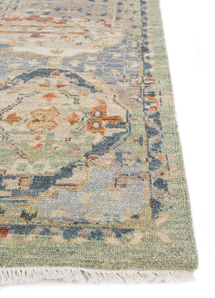 Wollteppich - 360 x 270 cm - grün - Image 3
