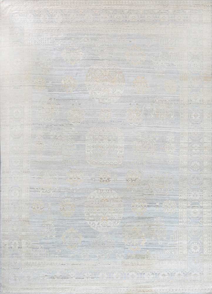 Wollteppich - 510 x 405 cm - grau