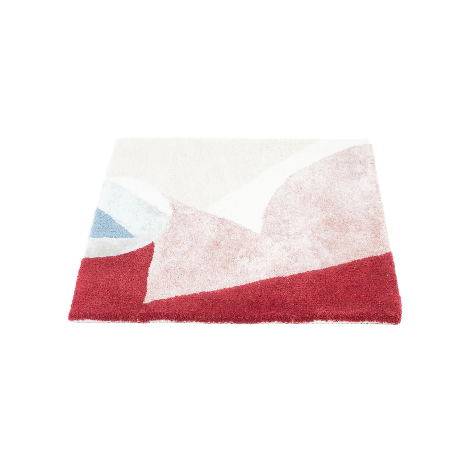 Wollteppich quadratisch - 63 x 62 cm - mehrfarbig - Image 4