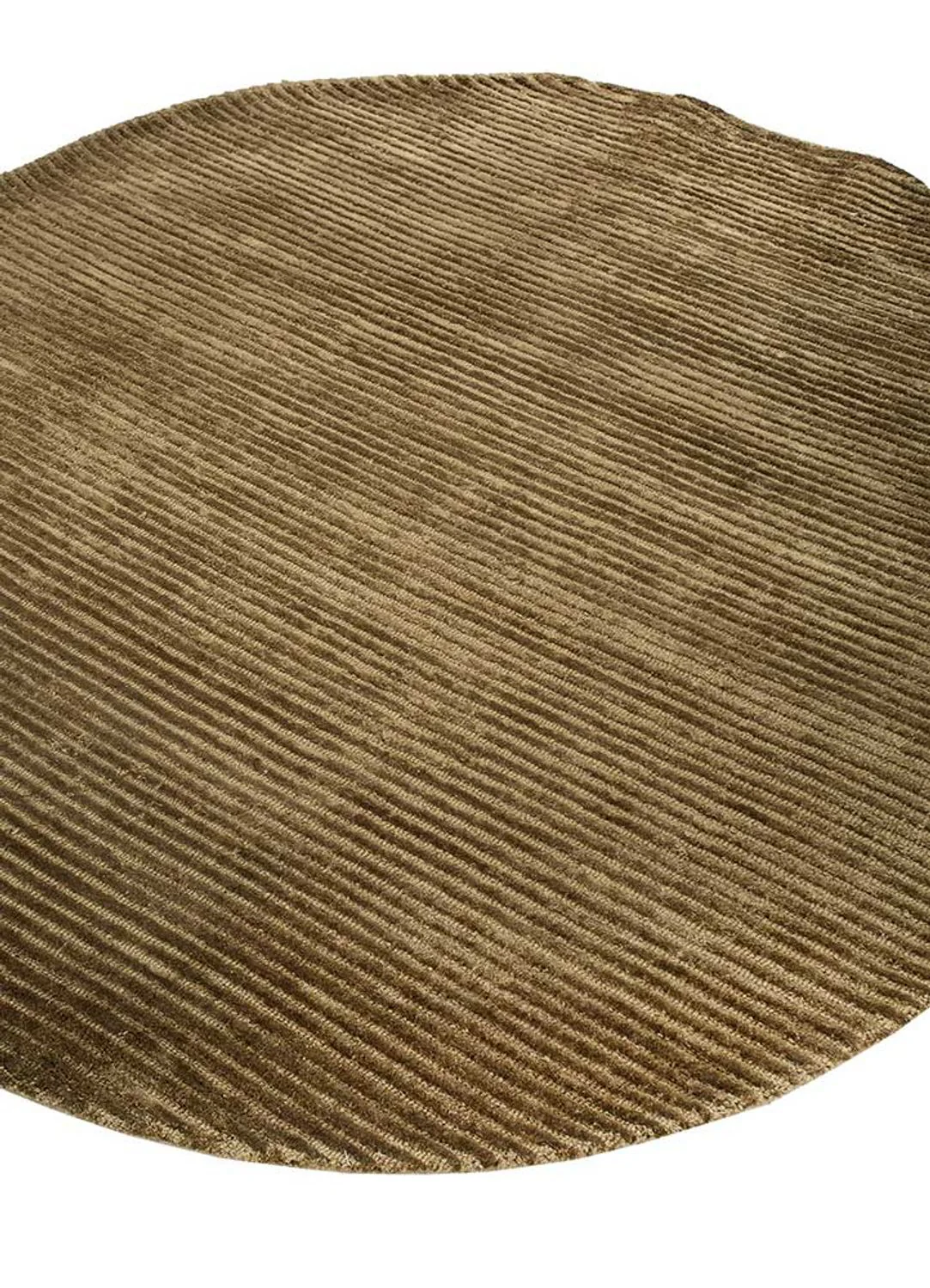 Wollteppich sonderform - 210 x 165 cm - dunkelbeige - Image 2