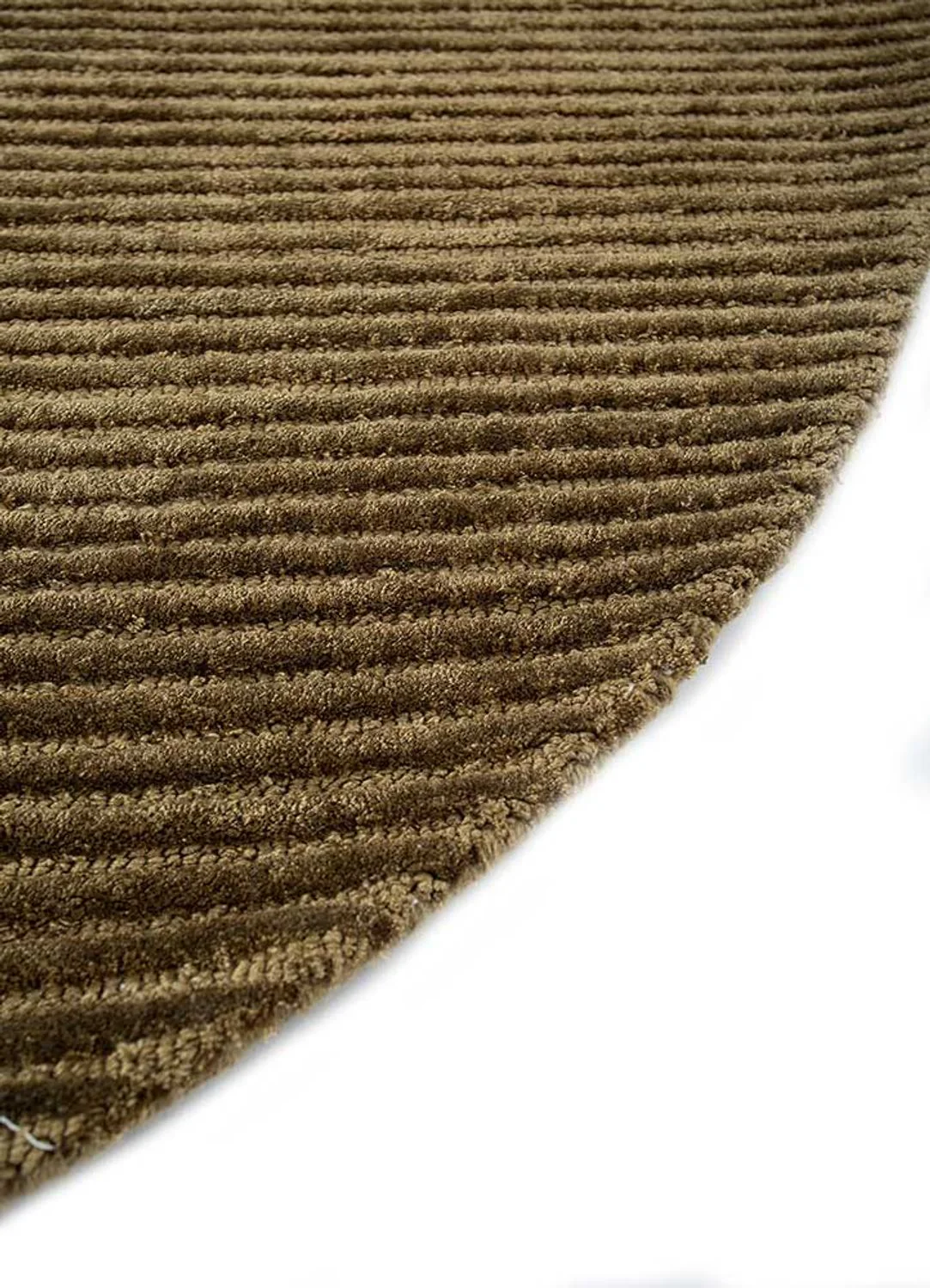 Wollteppich sonderform - 210 x 165 cm - dunkelbeige - Image 3
