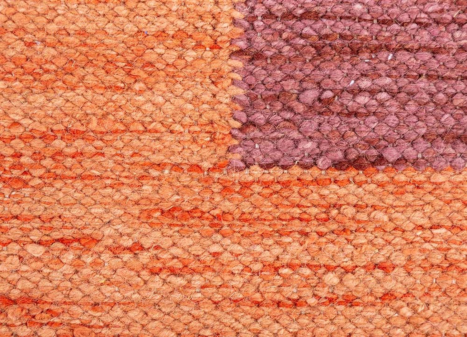 Wollteppich sonderform - 270 x 180 cm - orange - Image 4