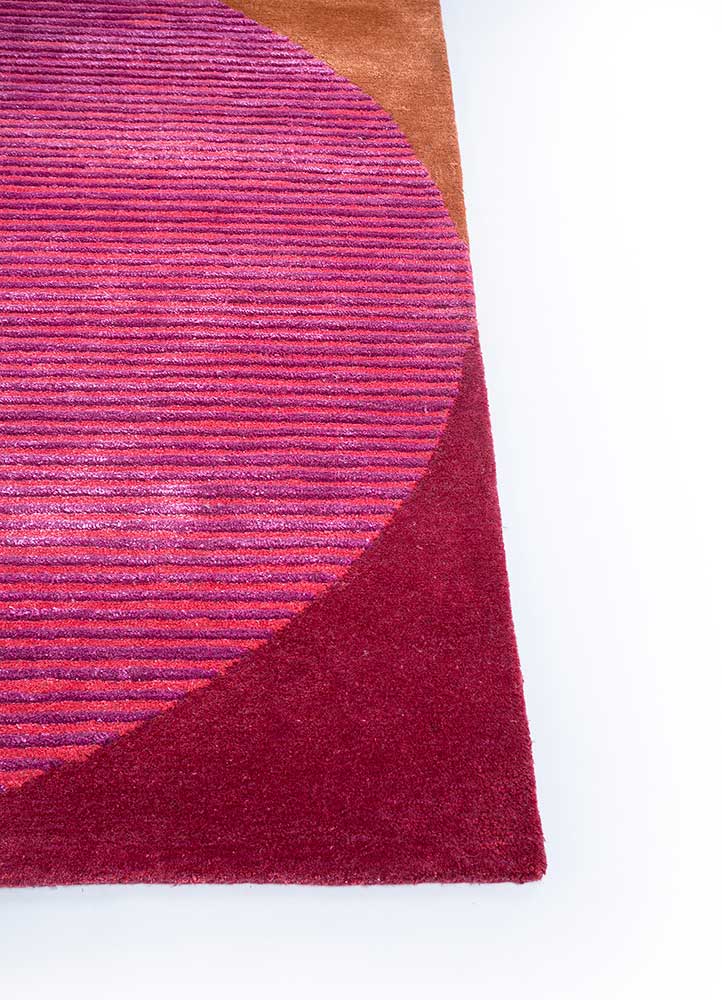 Wollteppich sonderform - 270 x 180 cm - rosa - Image 3