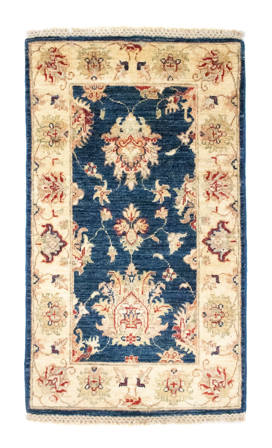 Ziegler Teppich 102 x 60 cm - blau