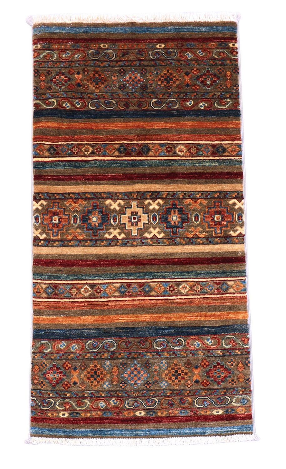 Ziegler Teppich 103 x 58 cm - grau