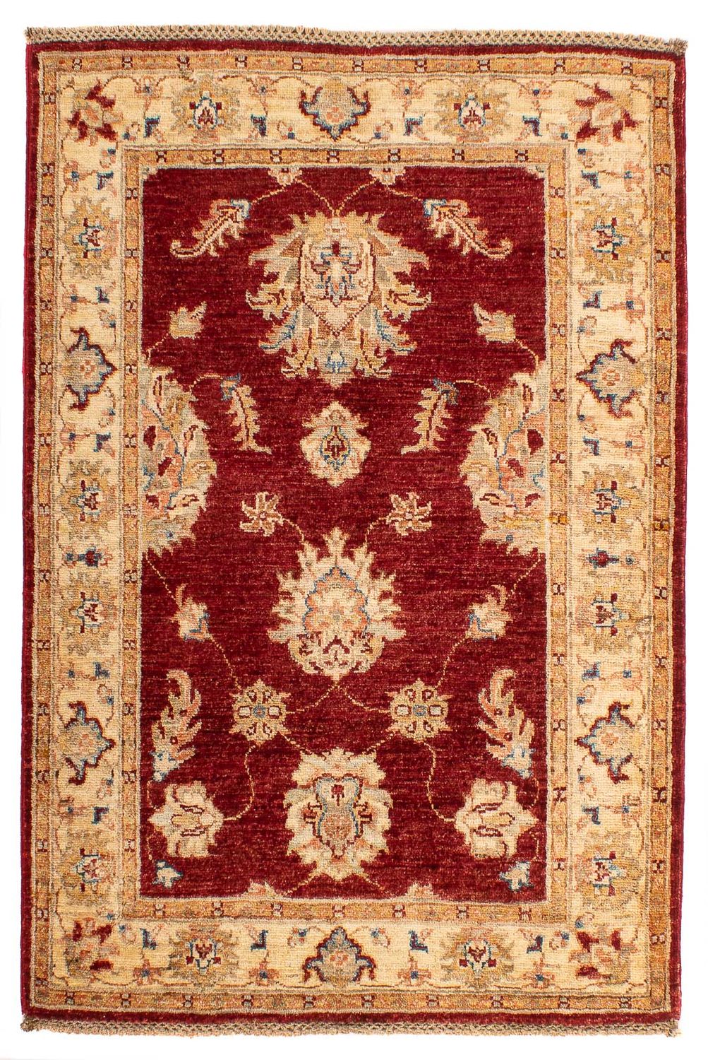Ziegler Teppich 119 x 84 cm - dunkelrot