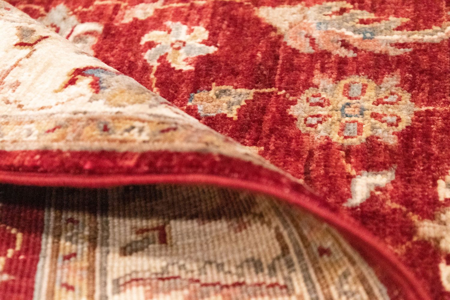 Ziegler Teppich 122 x 85 cm - rot - Image 4
