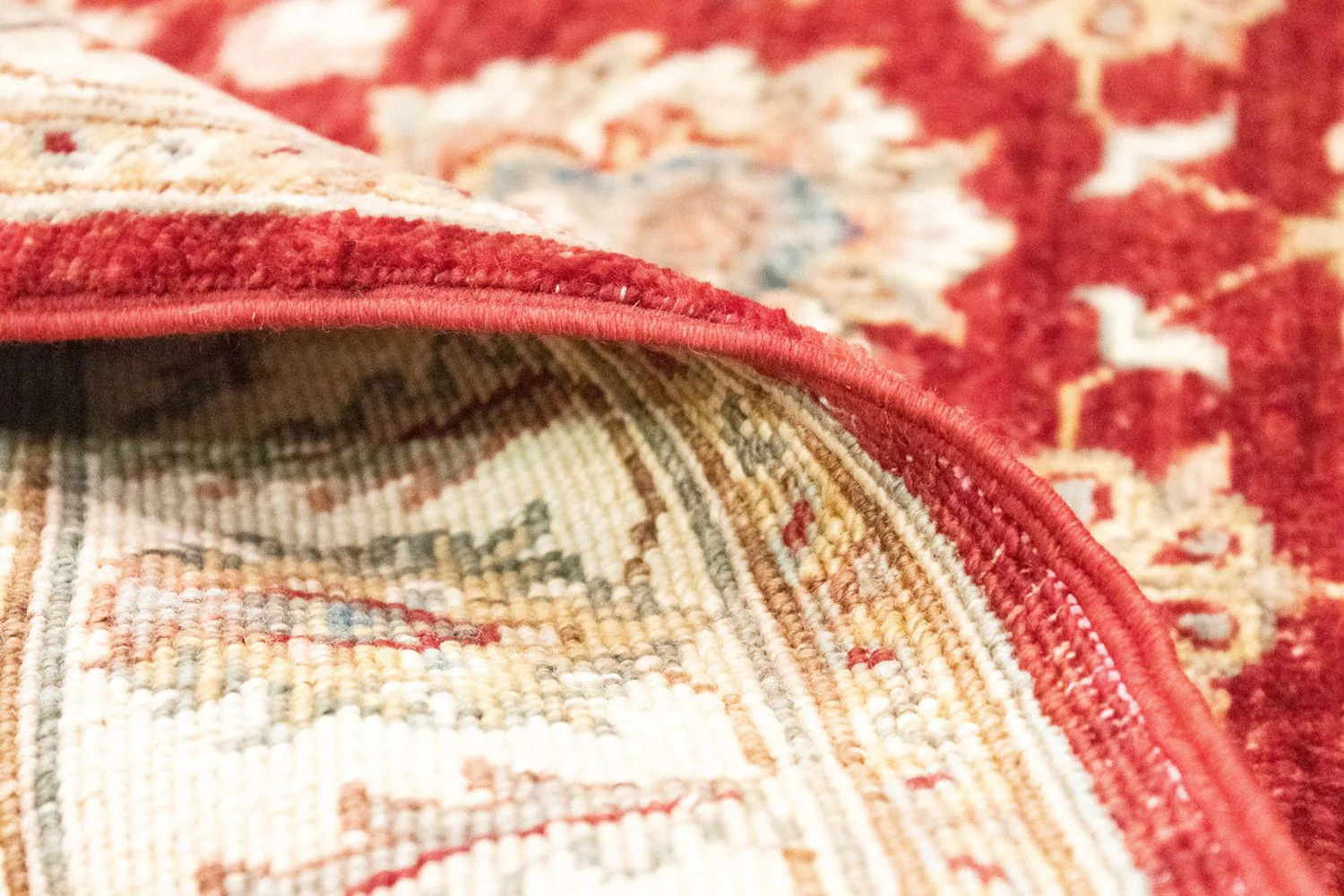 Ziegler Teppich 123 x 84 cm - rot - Image 4