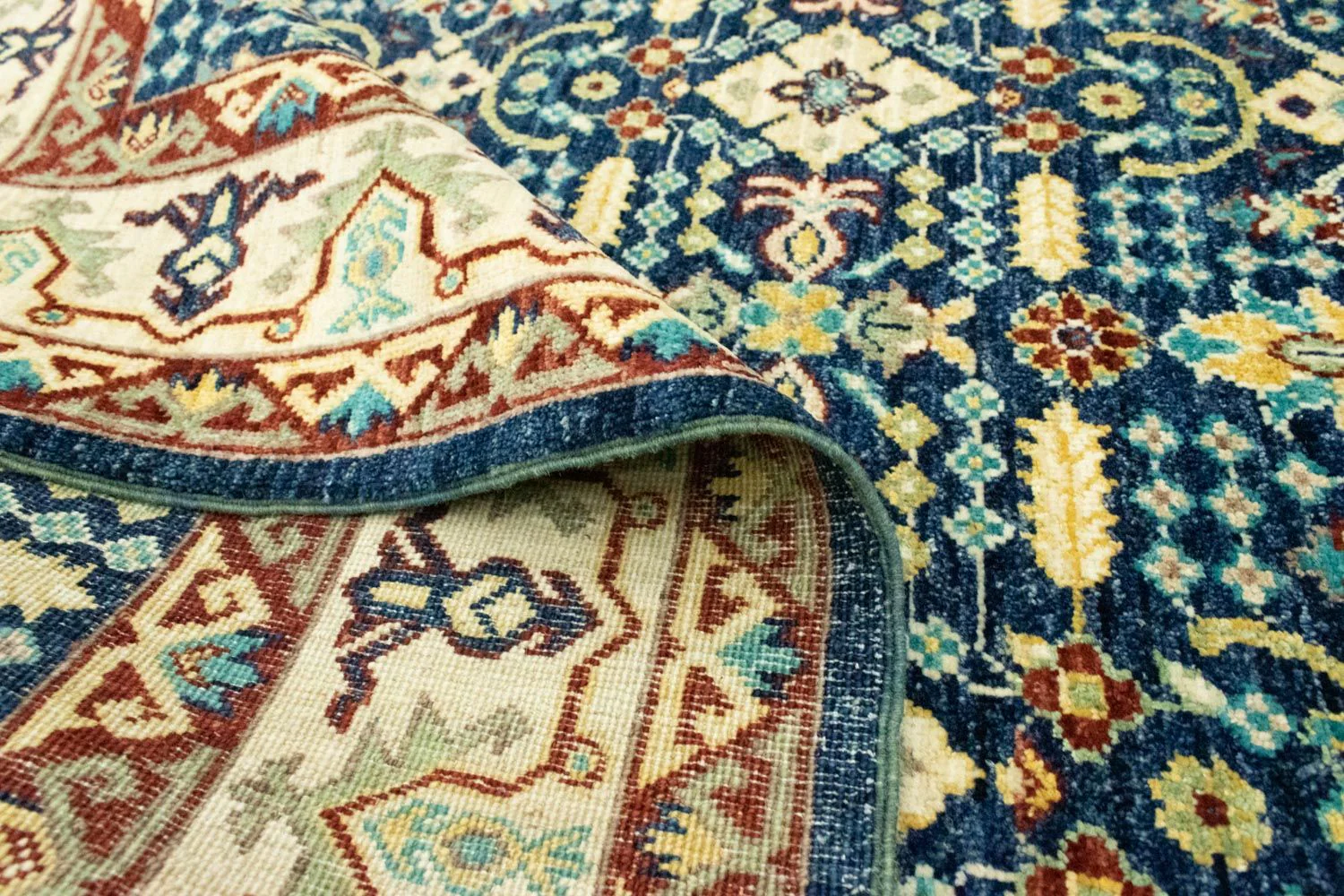 Ziegler Teppich 180 x 123 cm - blau - Image 4