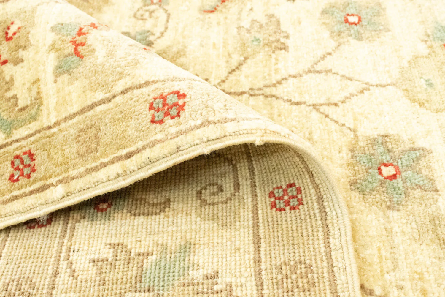 Ziegler Teppich 182 x 123 cm - hellbeige - Image 4
