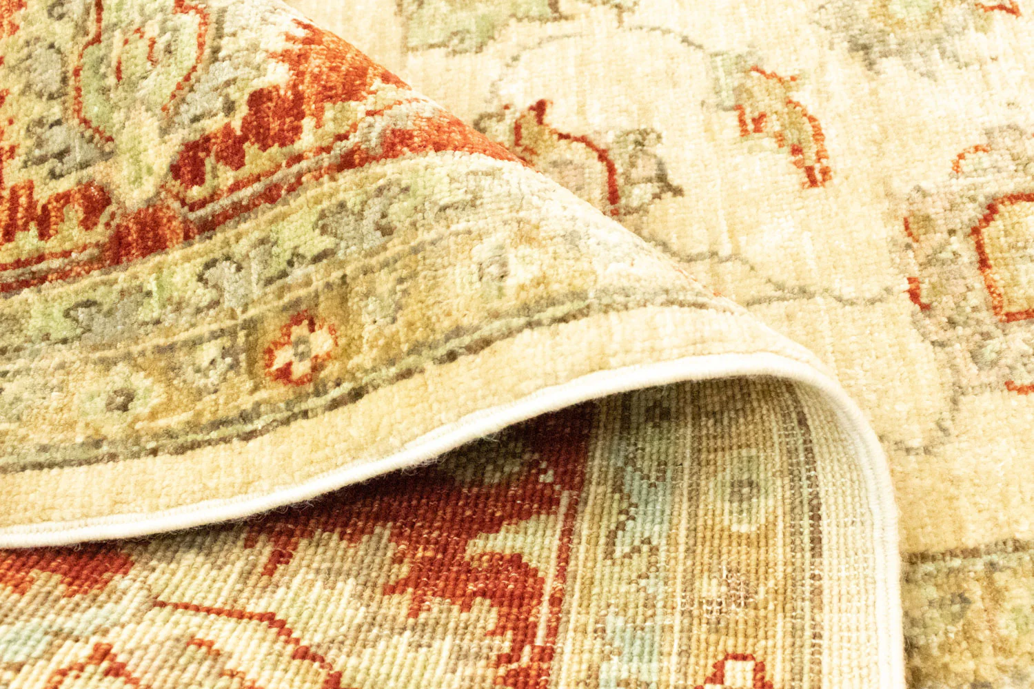 Ziegler Teppich 185 x 175 cm - beige - Image 4