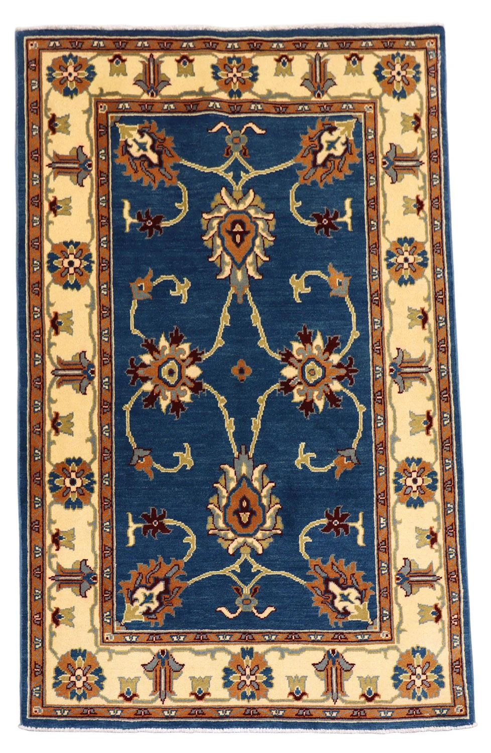Ziegler Teppich 191 x 83 cm - dunkelblau