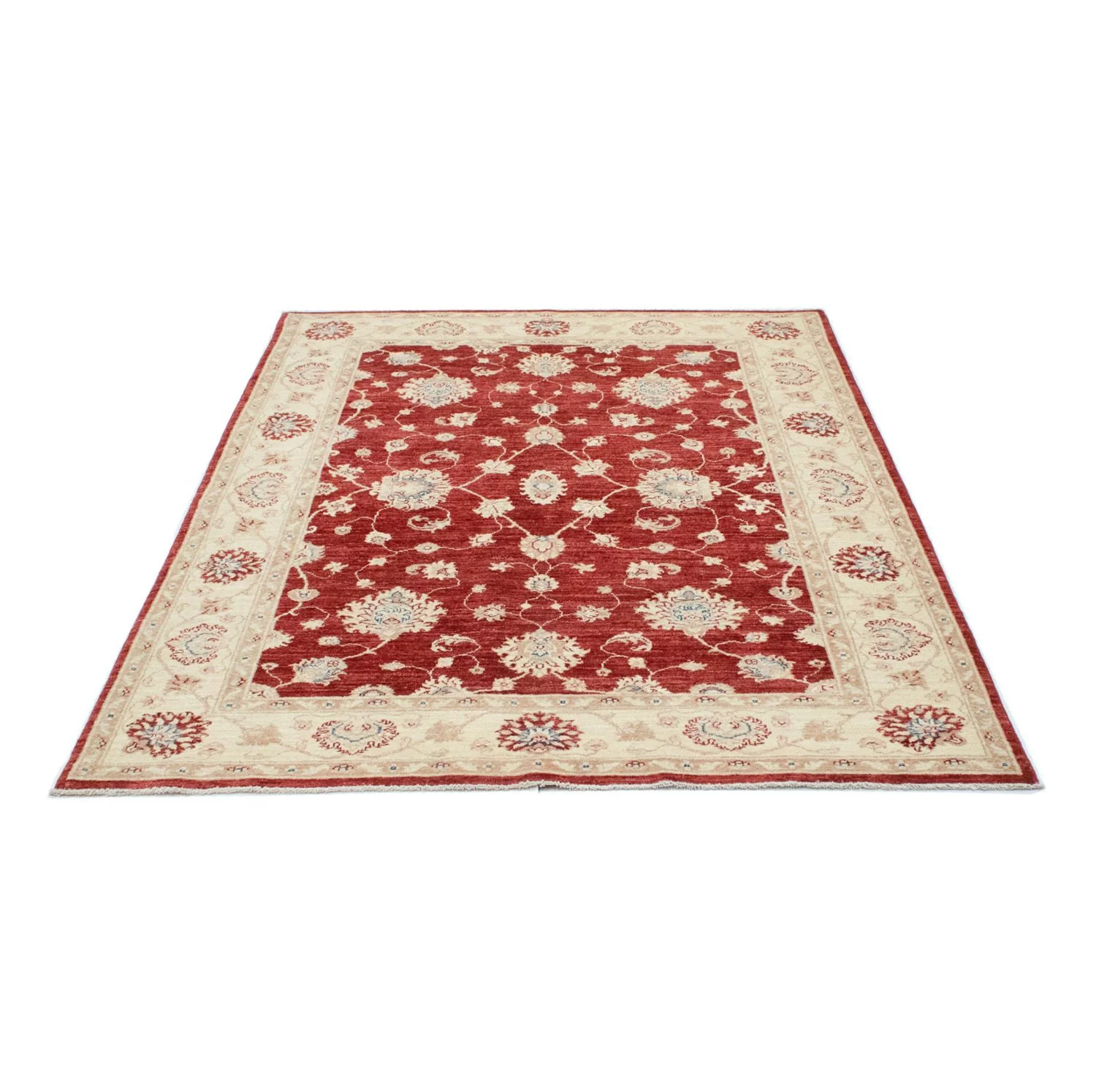 Ziegler Teppich 198 x 147 cm - dunkelrot - Image 5