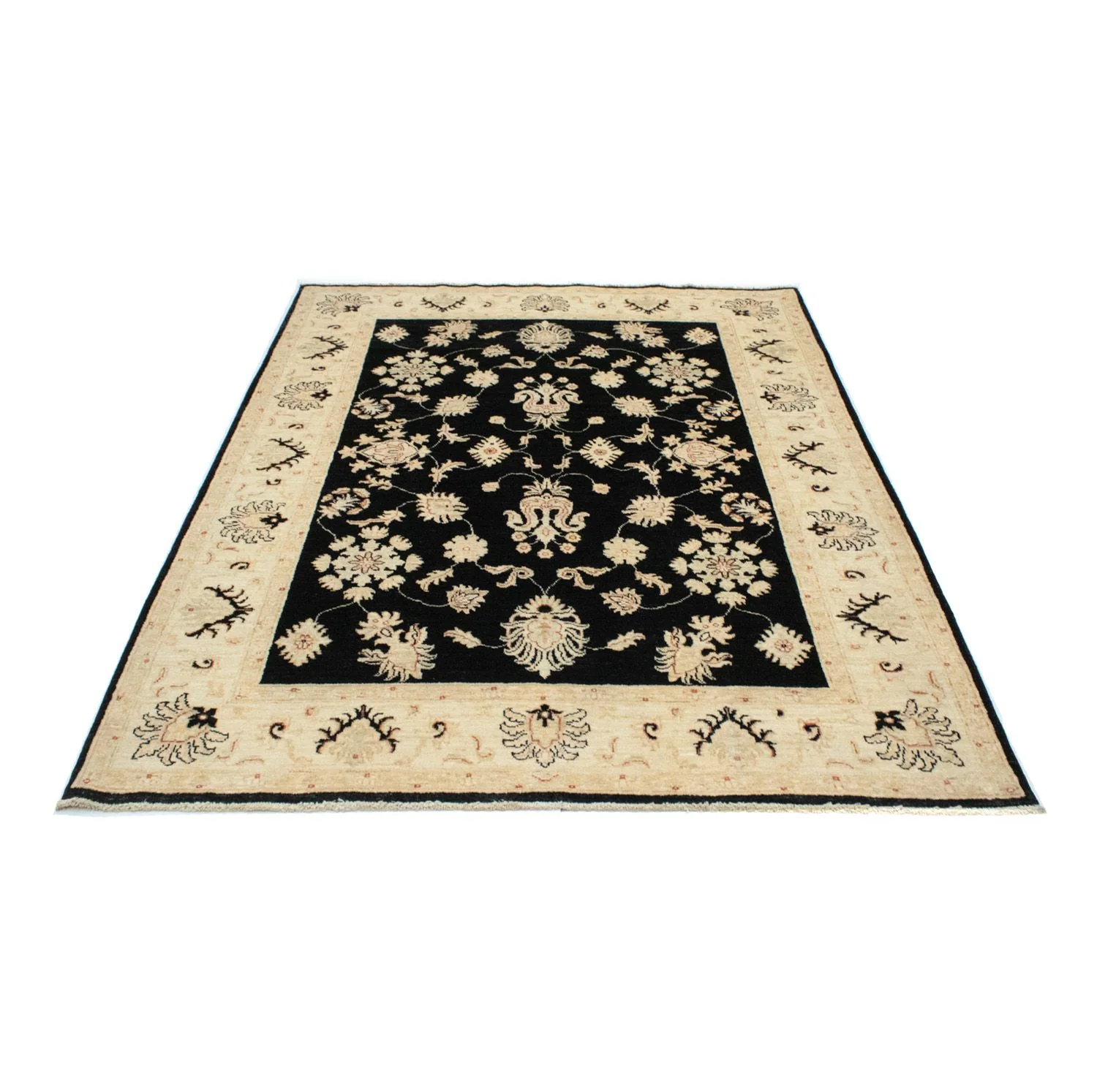 Ziegler Teppich 205 x 143 cm - schwarz - Image 5