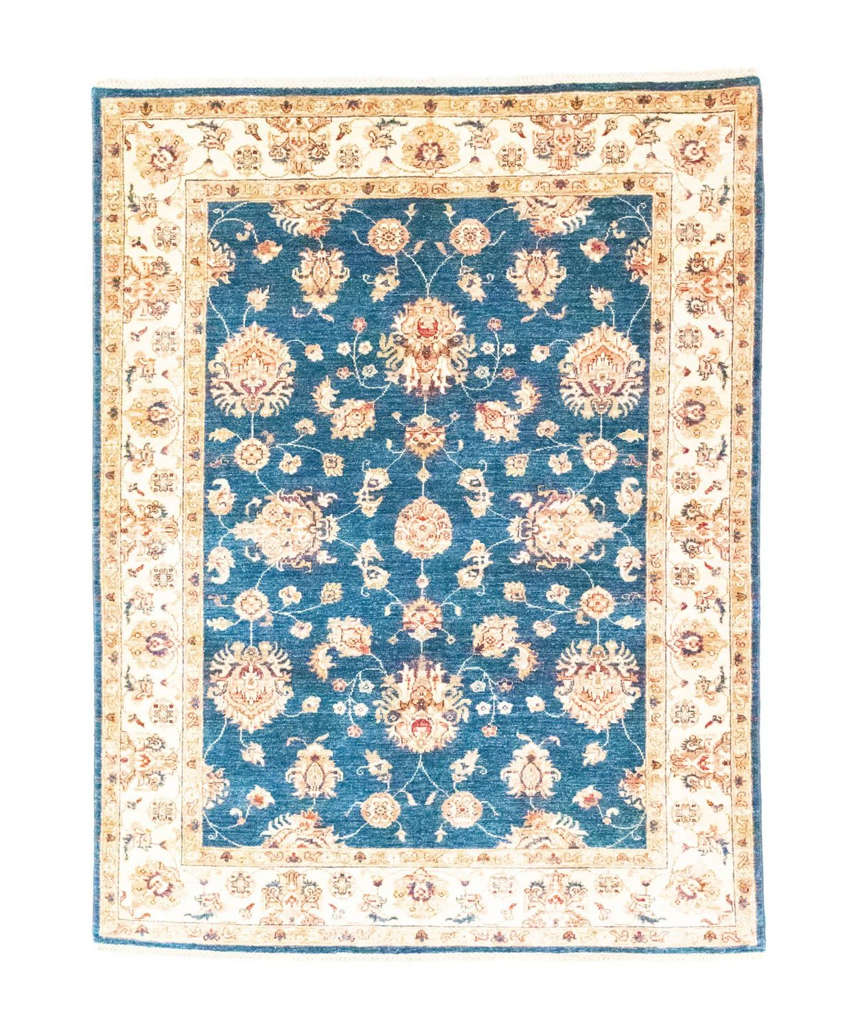 Ziegler Teppich 209 x 152 cm - blau