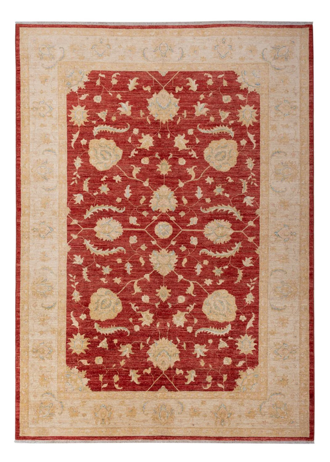 Ziegler Teppich - 290 x 204 cm - dunkelrot