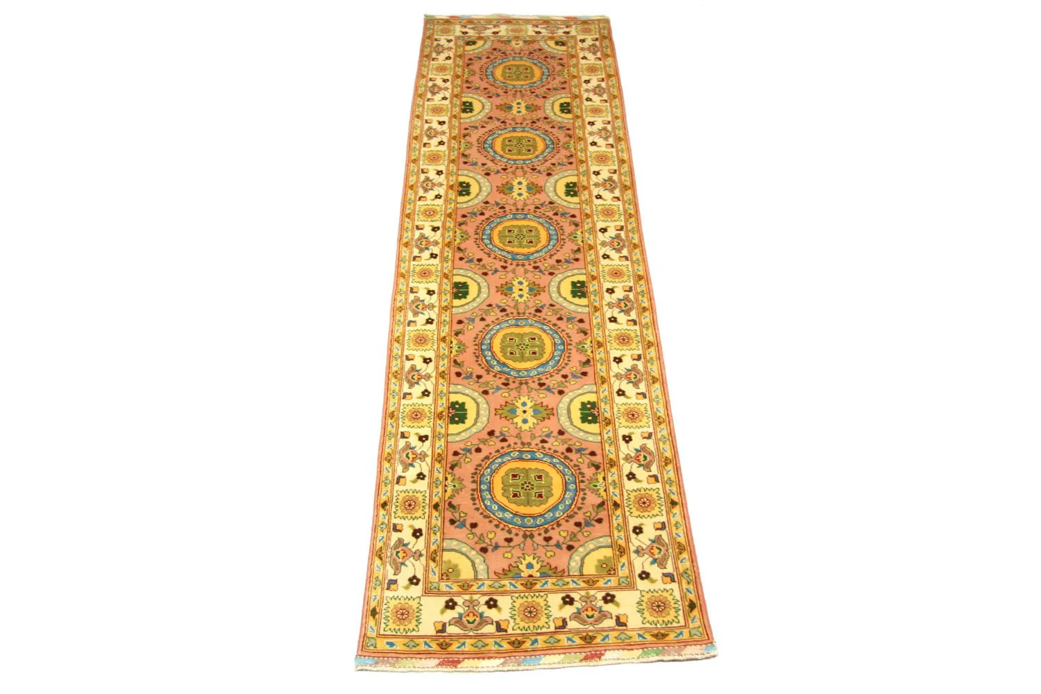 Ziegler Teppich 309 x 82 cm - mehrfarbig