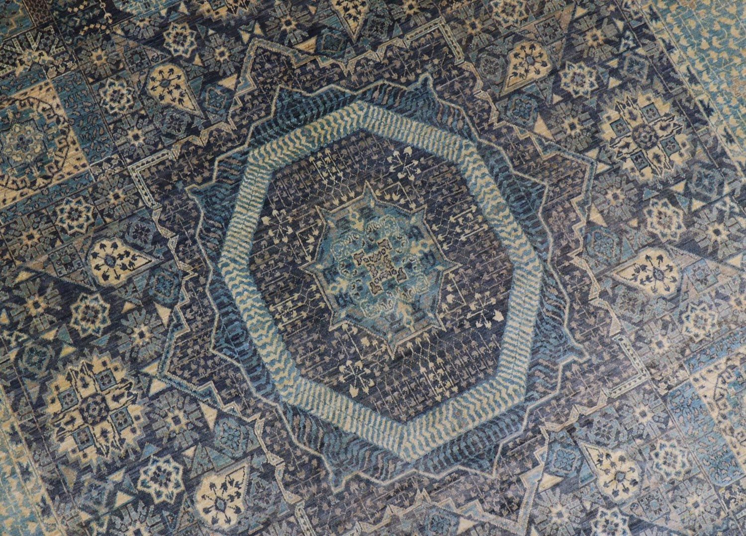 Ziegler Teppich 315 x 250 cm - seeblau - Image 2