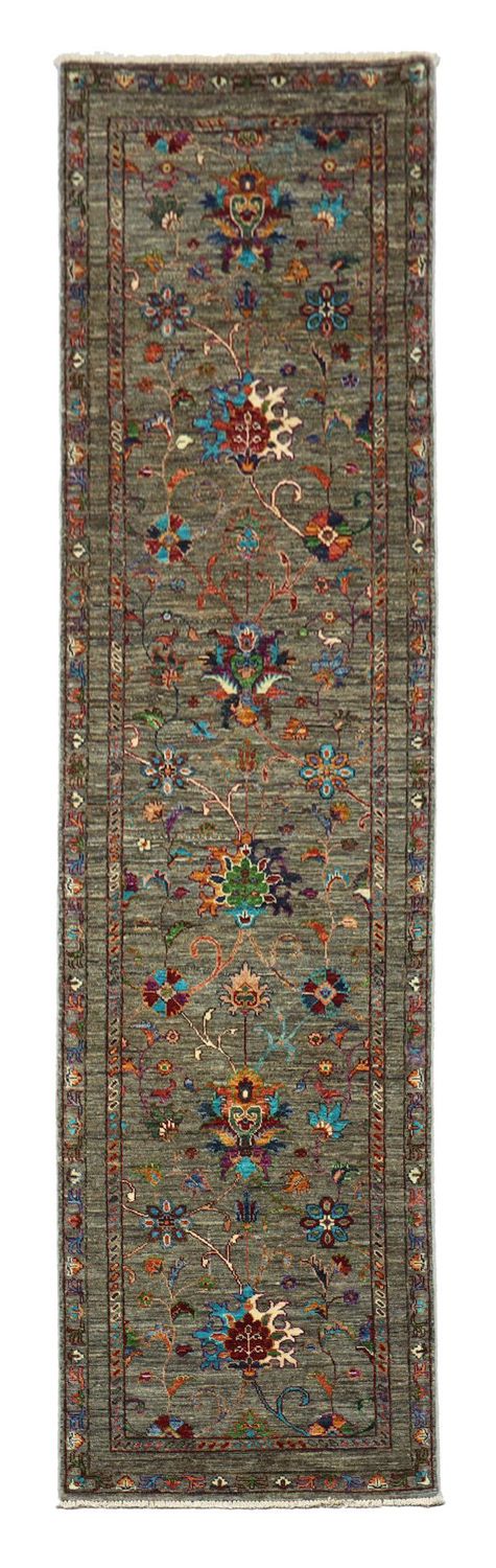 Ziegler Teppich 315 x 82 cm - olivgrün