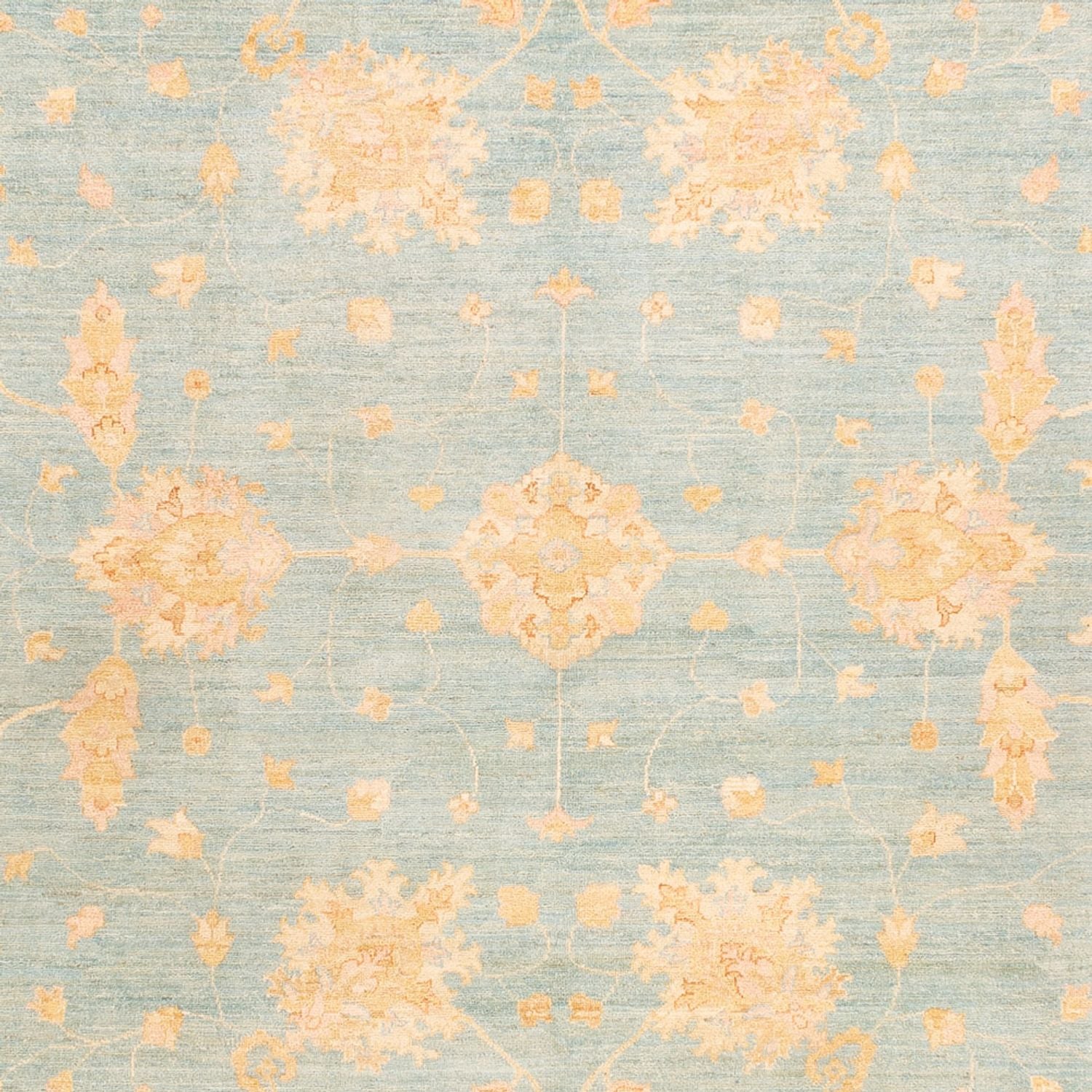 Ziegler Teppich - 352 x 253 cm - hellblau - Image 2