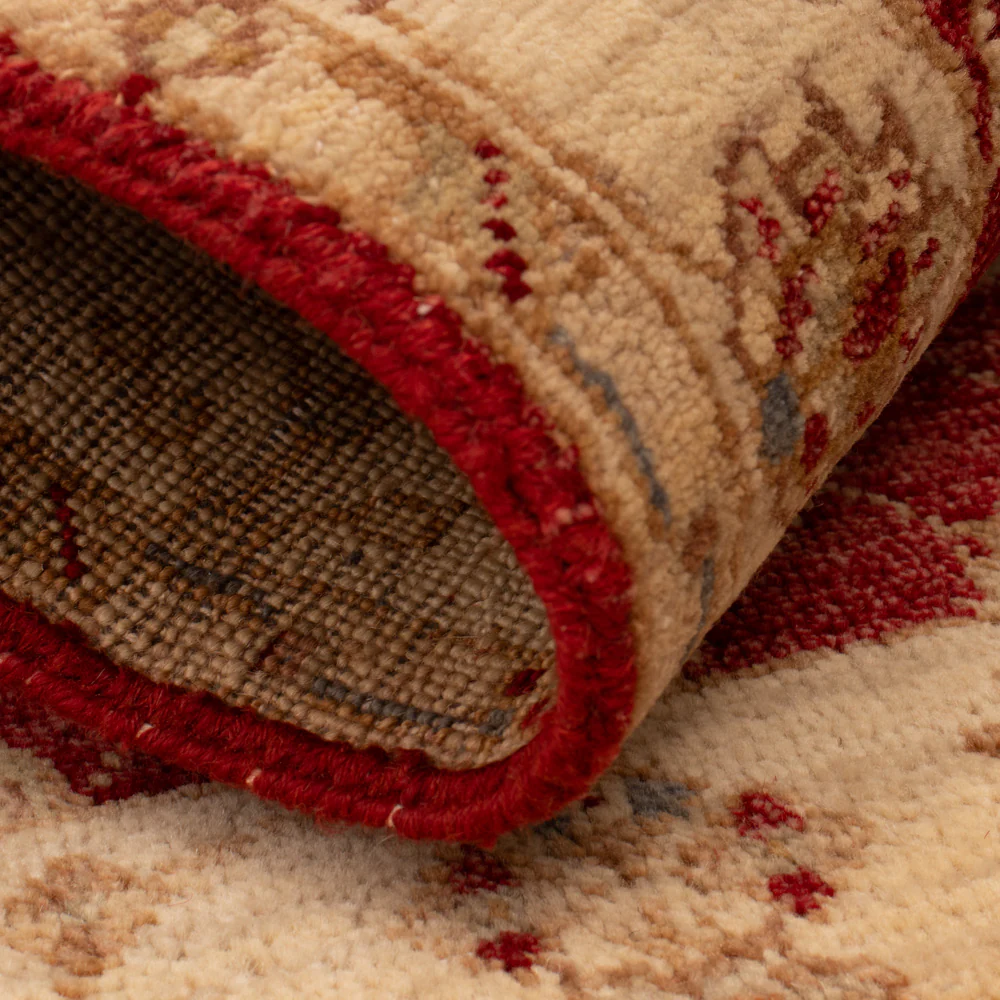 Ziegler Teppich - 90 x 60 cm - bordeauxrot - Image 4