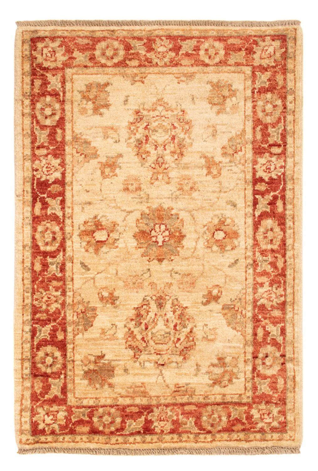 Ziegler Teppich - 90 x 61 cm - beige