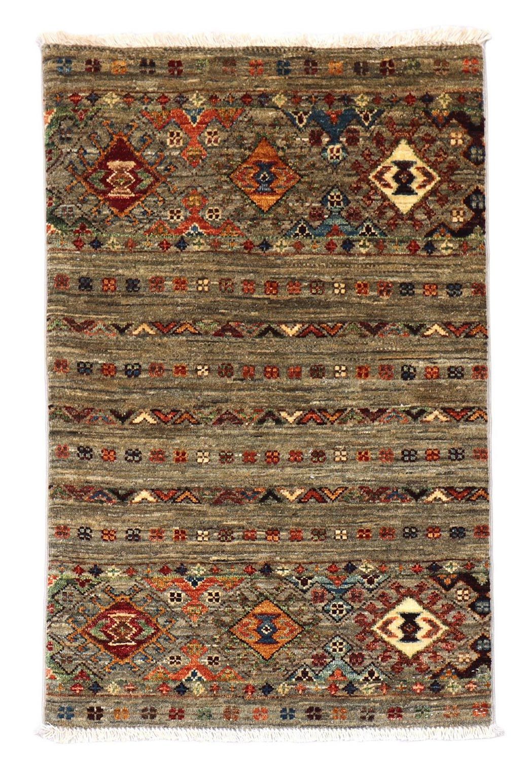 Ziegler Teppich 91 x 63 cm - olivgrün