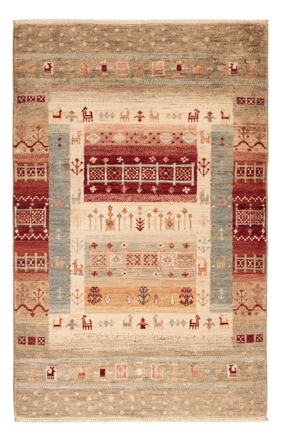 Ziegler Teppich - Ariana - 124 x 80 cm - mehrfarbig