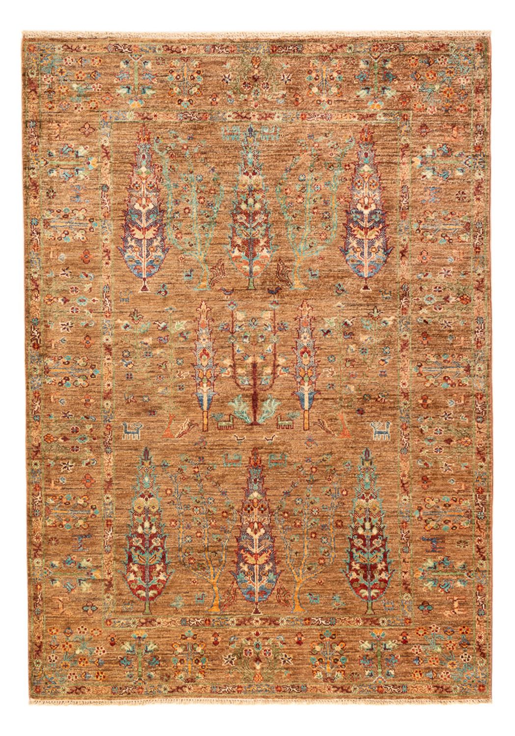Ziegler Teppich - Ariana - 180 x 127 cm - dunkelbeige