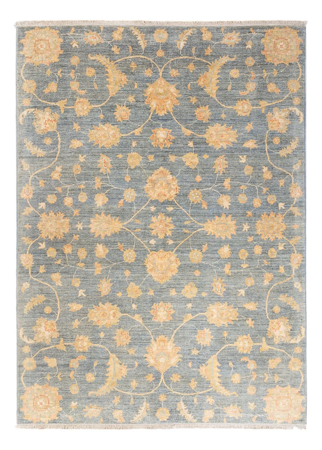 Ziegler Teppich - Ariana - 239 x 174 cm - seeblau