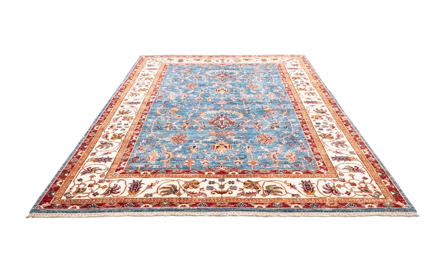 Ziegler Teppich - Ariana 241 x 175 cm - hellblau - Image 5