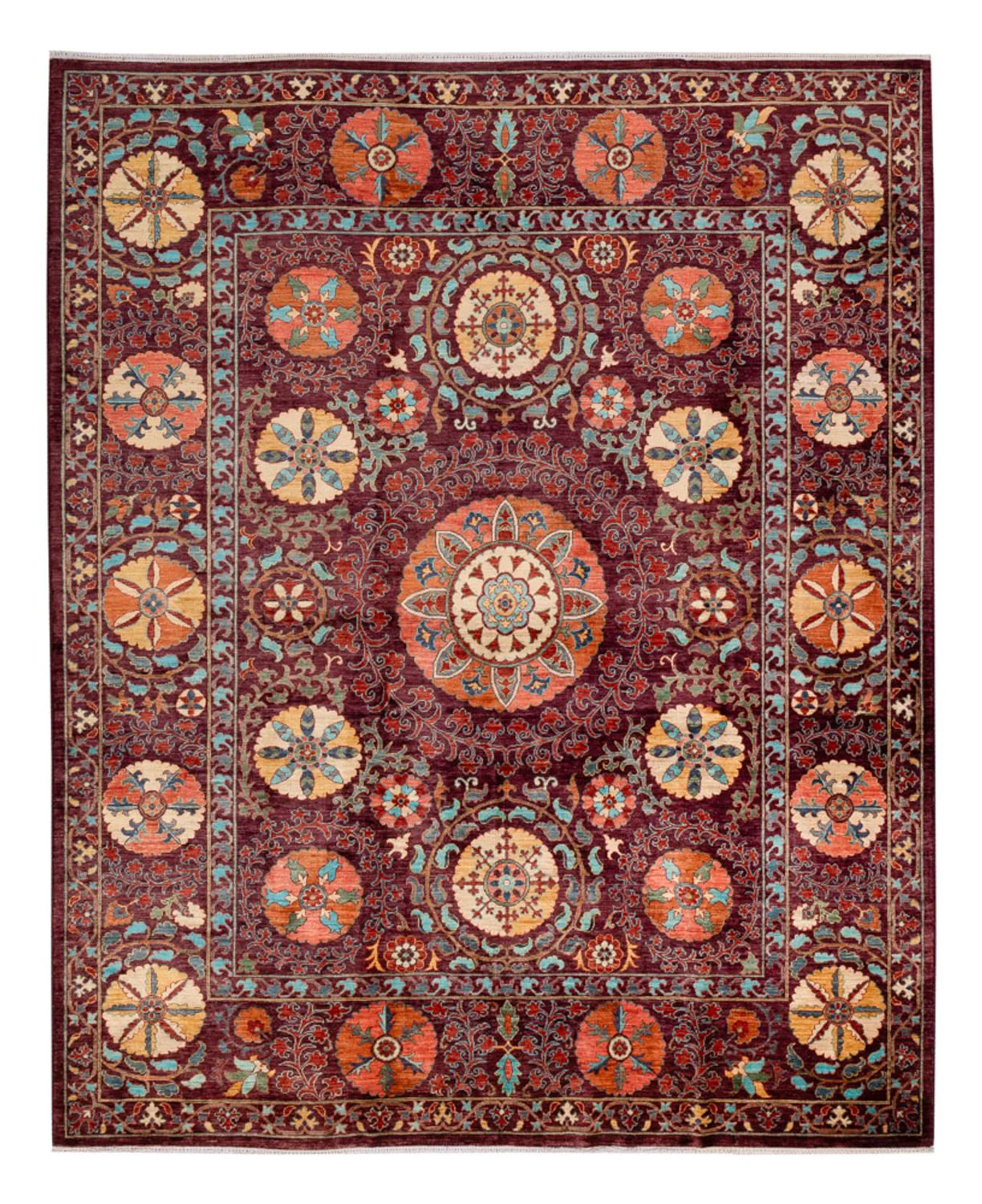 Ziegler Teppich - Ariana - 251 x 202 cm - weinrot