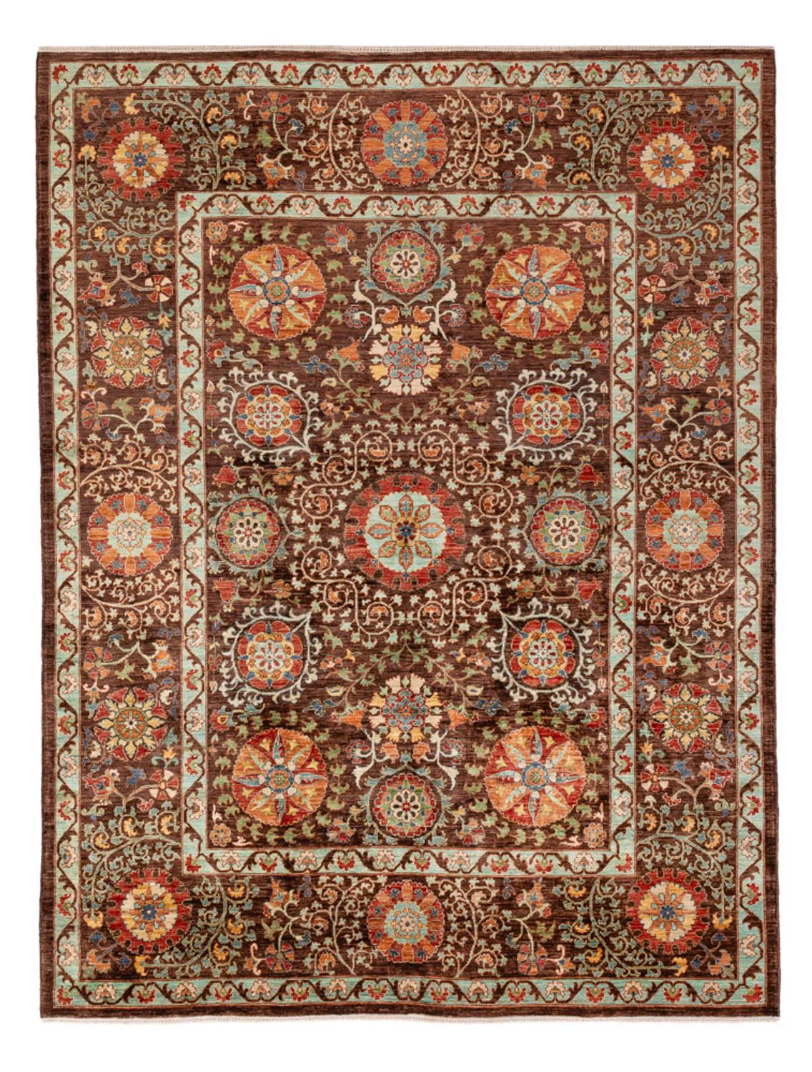 Ziegler Teppich - Ariana - 273 x 204 cm - dunkelbraun