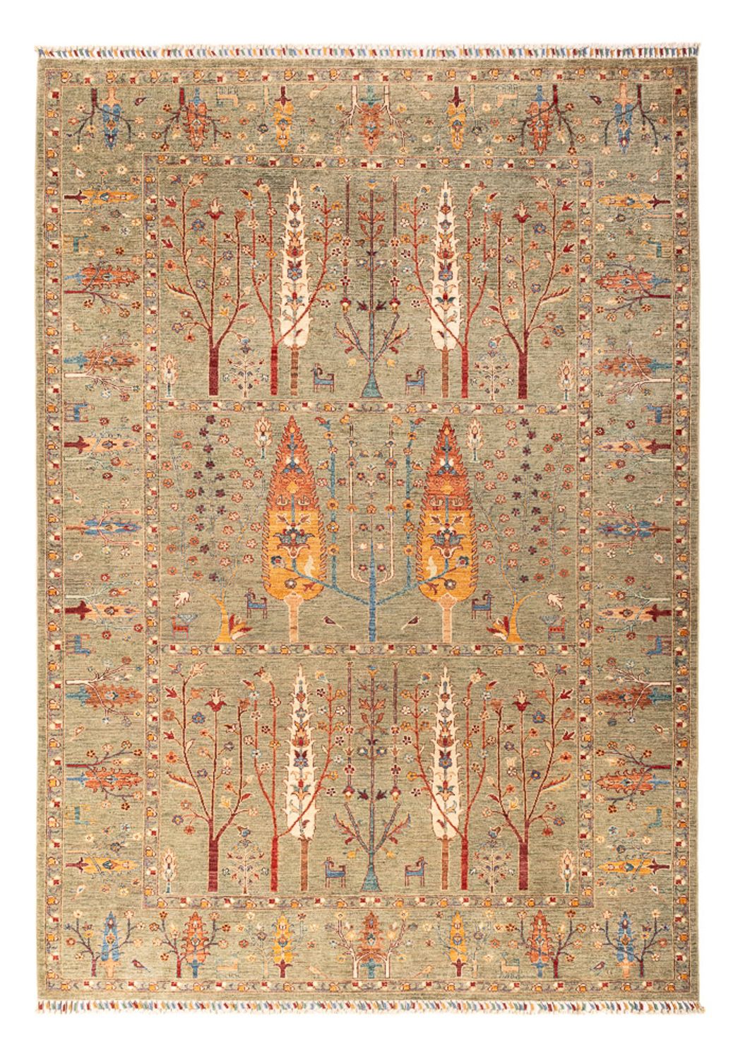 Ziegler Teppich - Ariana - 293 x 211 cm - minzgrün