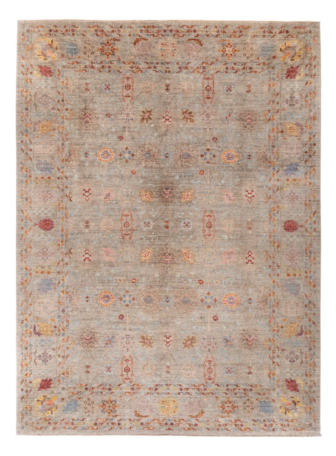 Ziegler Teppich - Ariana - 376 x 270 cm - dunkelbeige