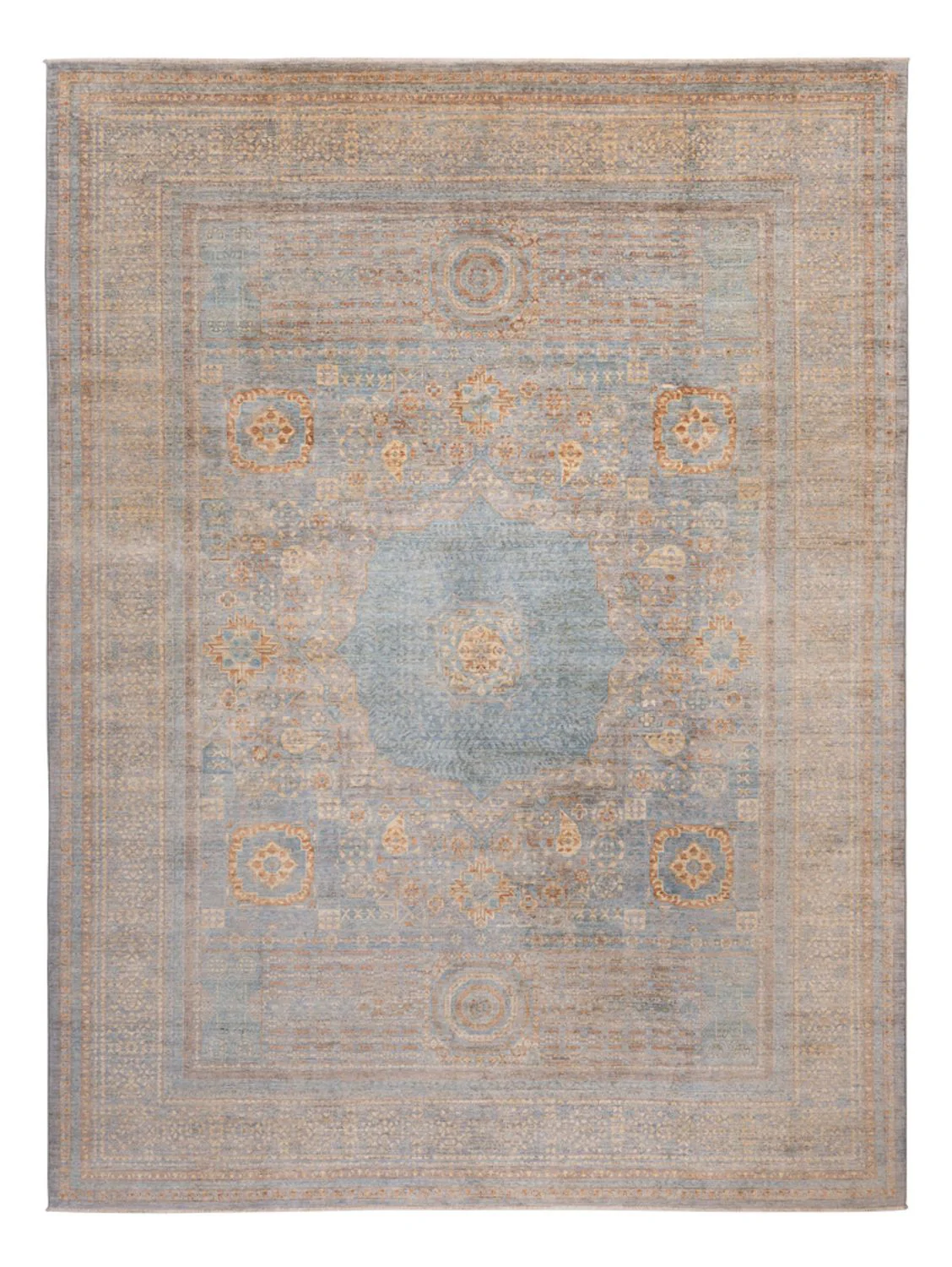Ziegler Teppich - Ariana - 394 x 298 cm - hellblau