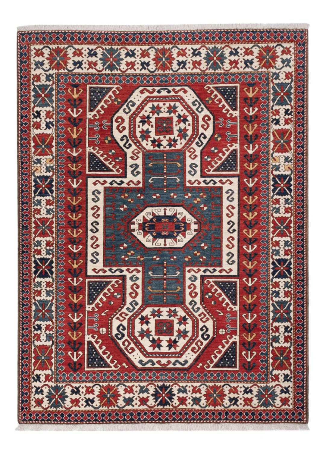 Kazak Teppich 198x146cm - Orientteppich