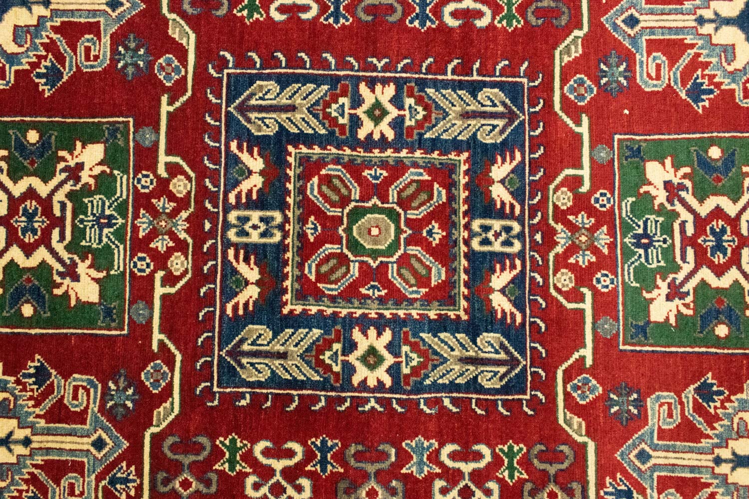Ziegler Teppich - Kazak 212 x 146 cm - dunkelrot - Image 2