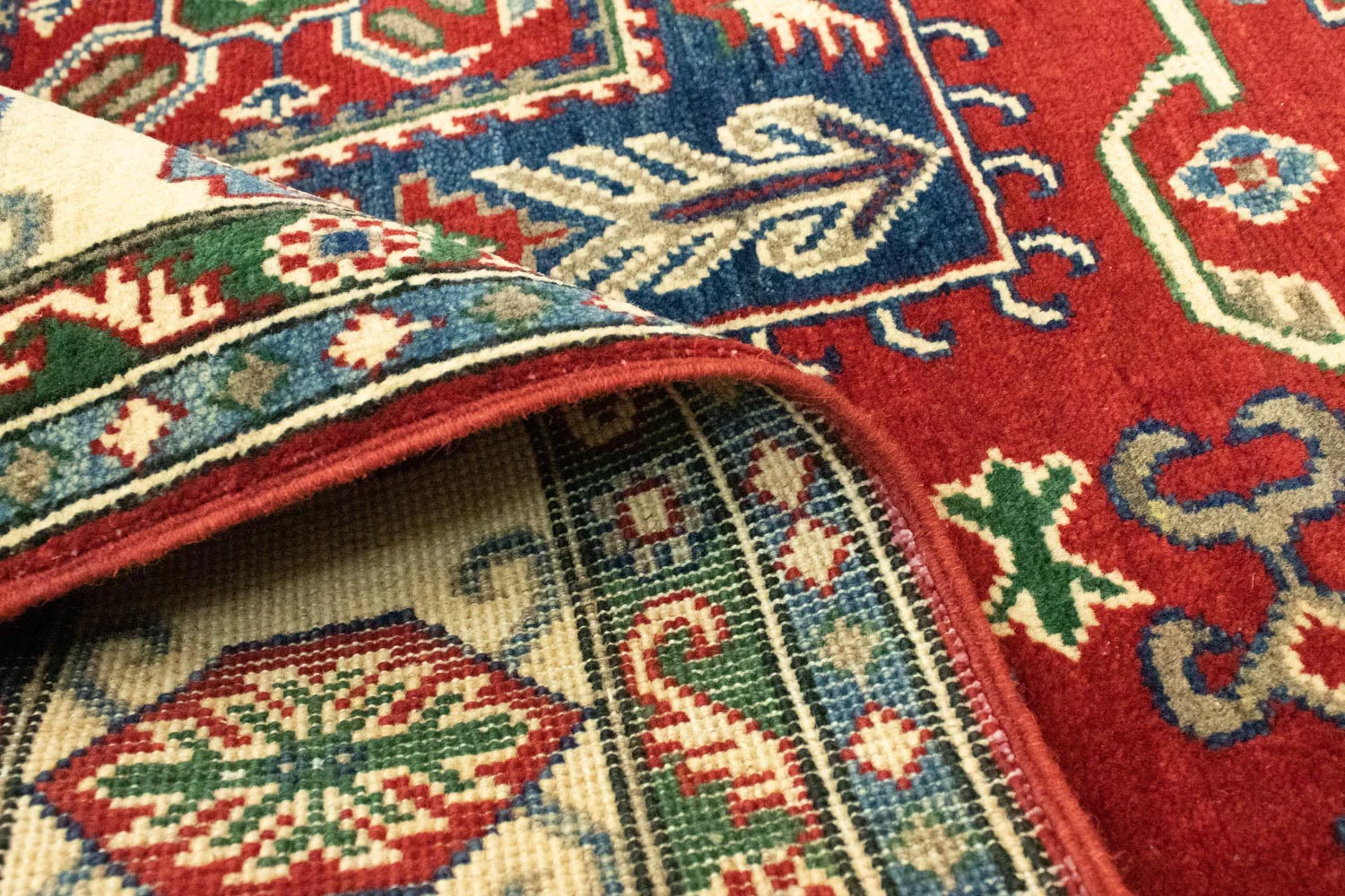 Ziegler Teppich - Kazak 212 x 146 cm - dunkelrot - Image 4