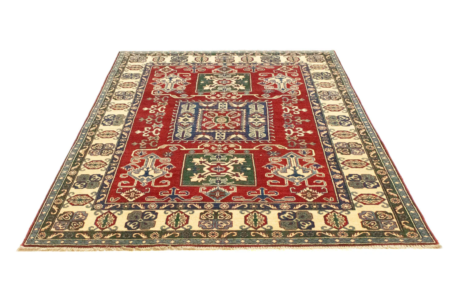 Ziegler Teppich - Kazak 212 x 146 cm - dunkelrot - Image 5