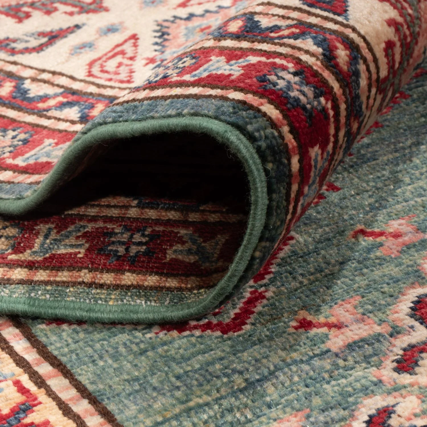 Ziegler Teppich - Kazak - 241 x 176 cm - grün - Image 4