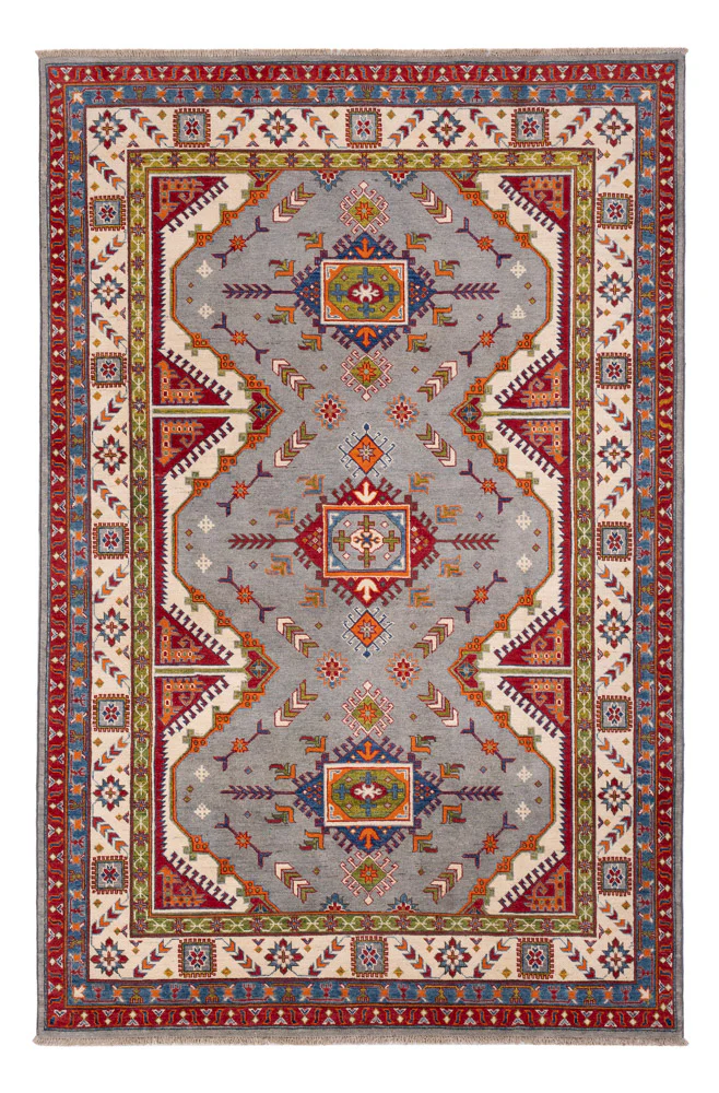 Ziegler Teppich - Kazak - 298 x 200 cm - lichtblau