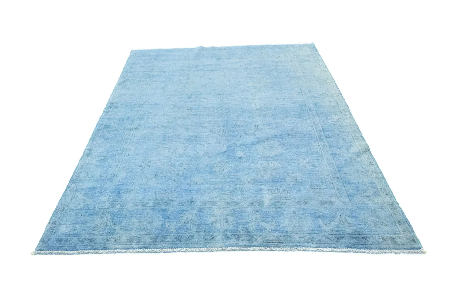 Ziegler Teppich - Modern 215 x 151 cm - hellblau - Image 5