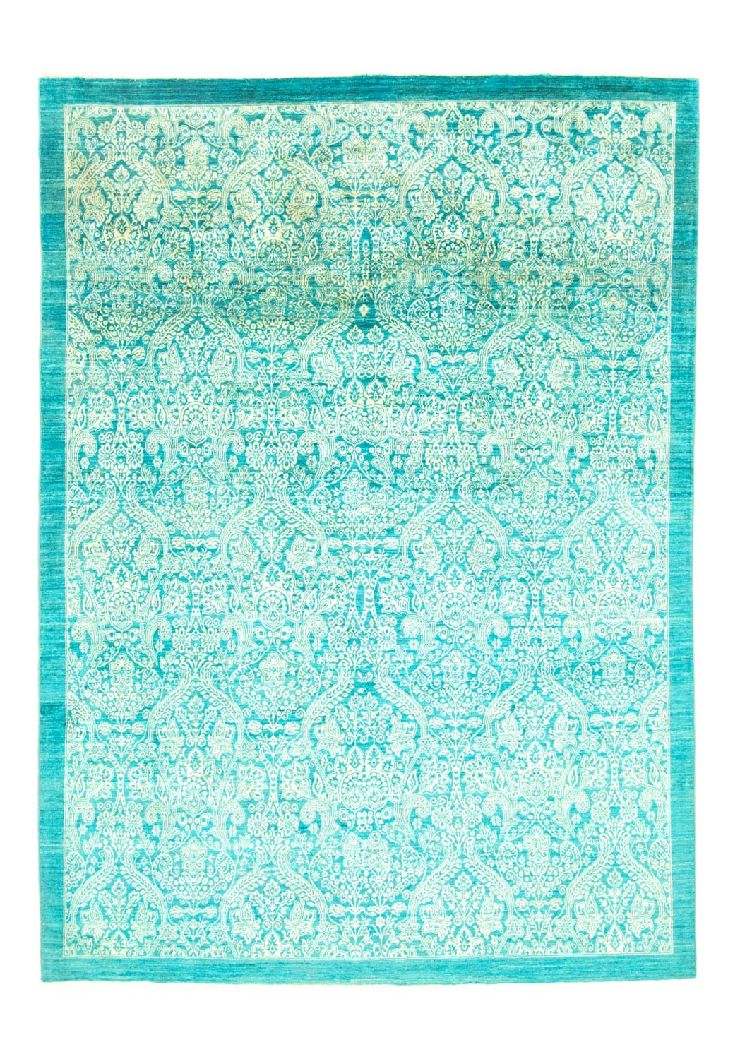 Ziegler Teppich - Modern 288 x 208 cm - seeblau