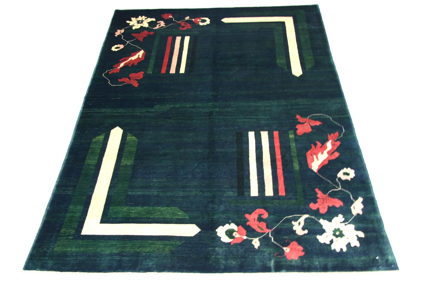 Ziegler Teppich - Modern 298 x 204 cm - blau