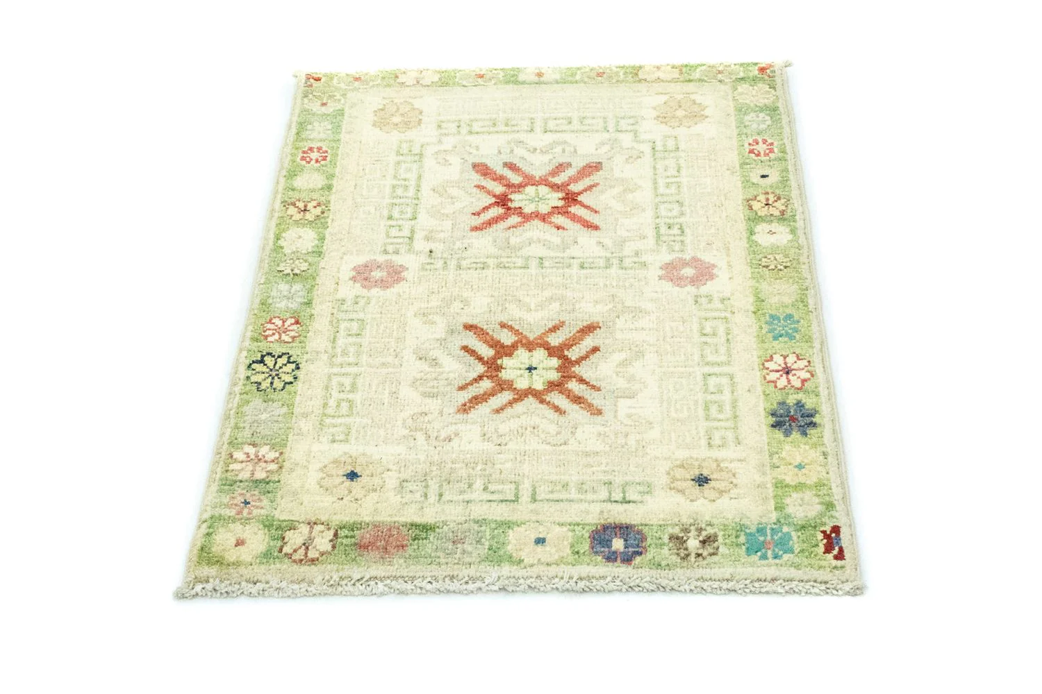 Ziegler Teppich - Modern 85 x 61 cm - hellgrün - Image 2