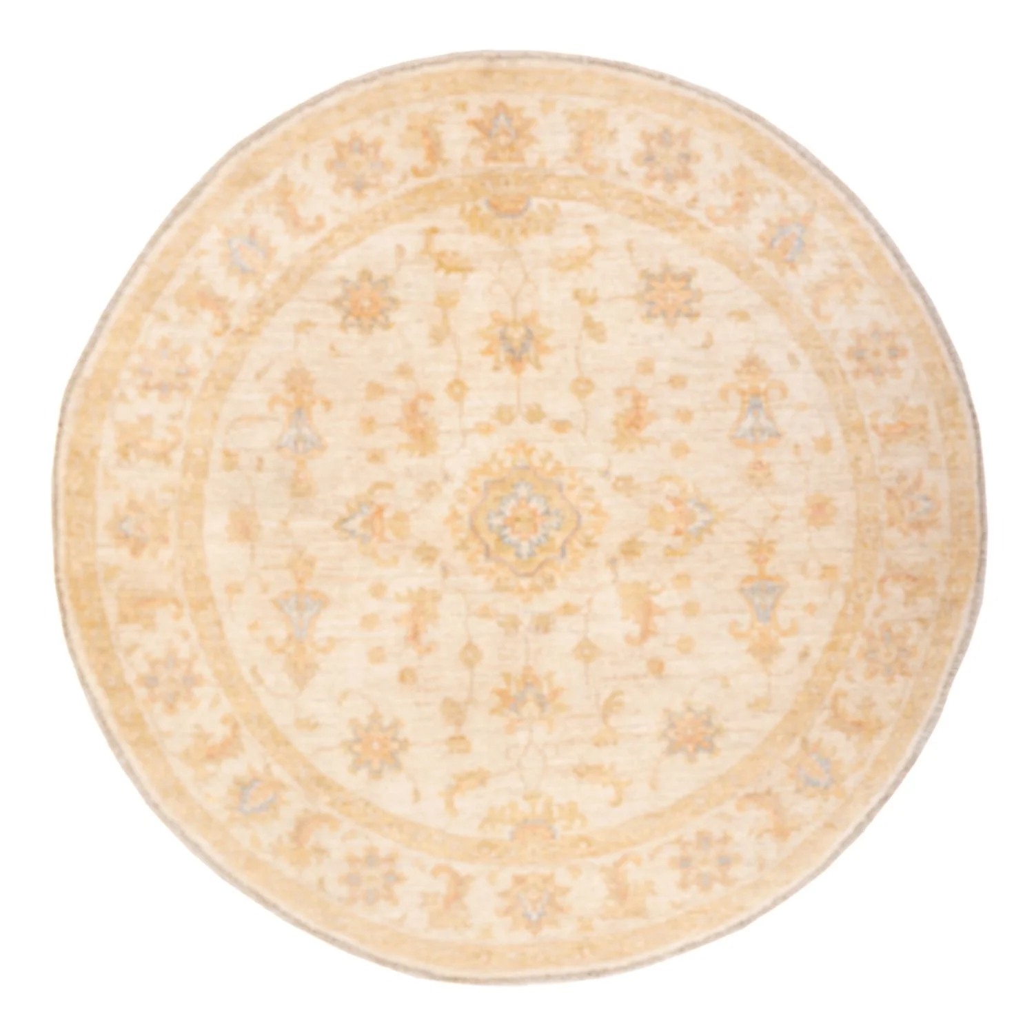 Ziegler Teppich rund - 149 x 148 cm - beige