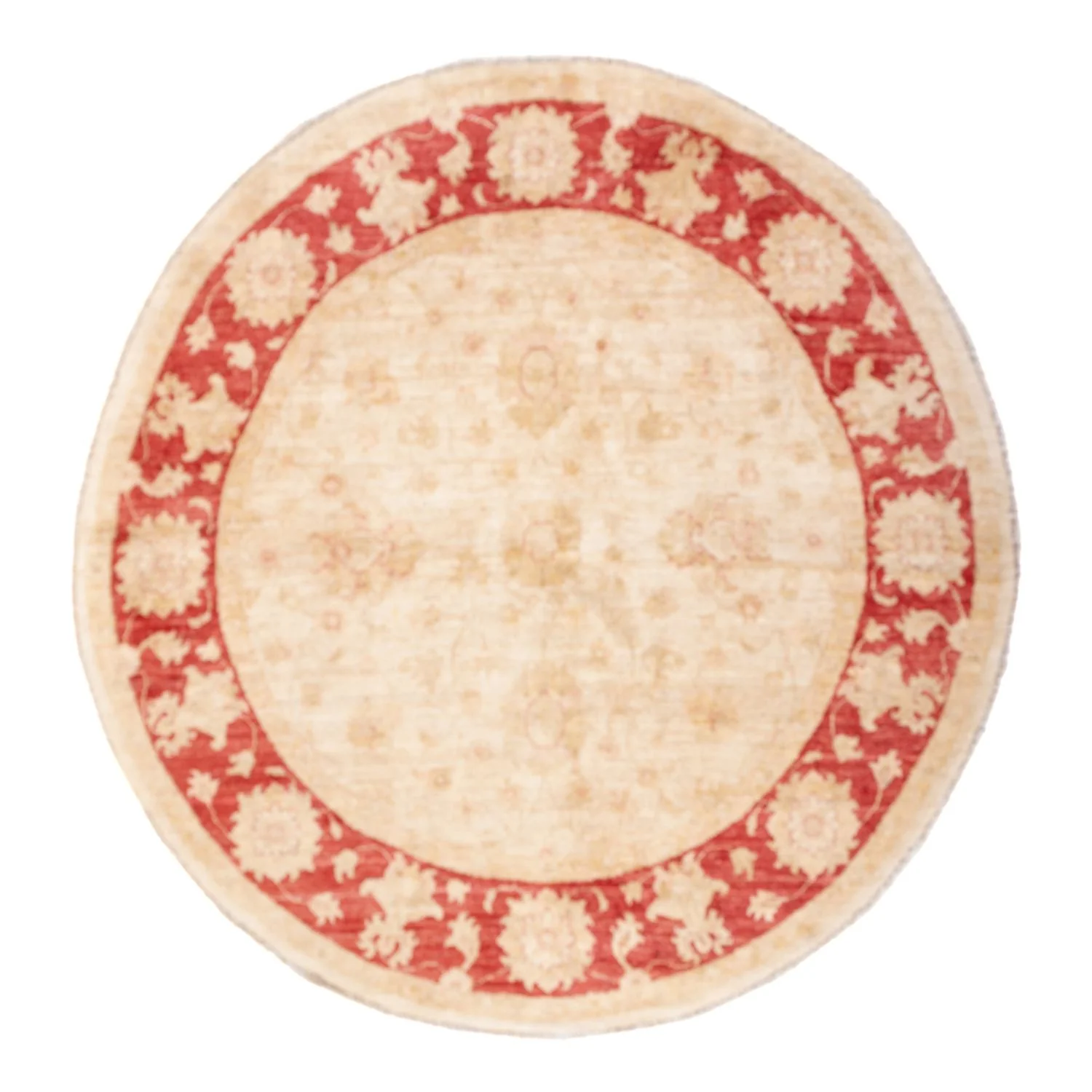 Ziegler Teppich rund - 150 x 146 cm - beige