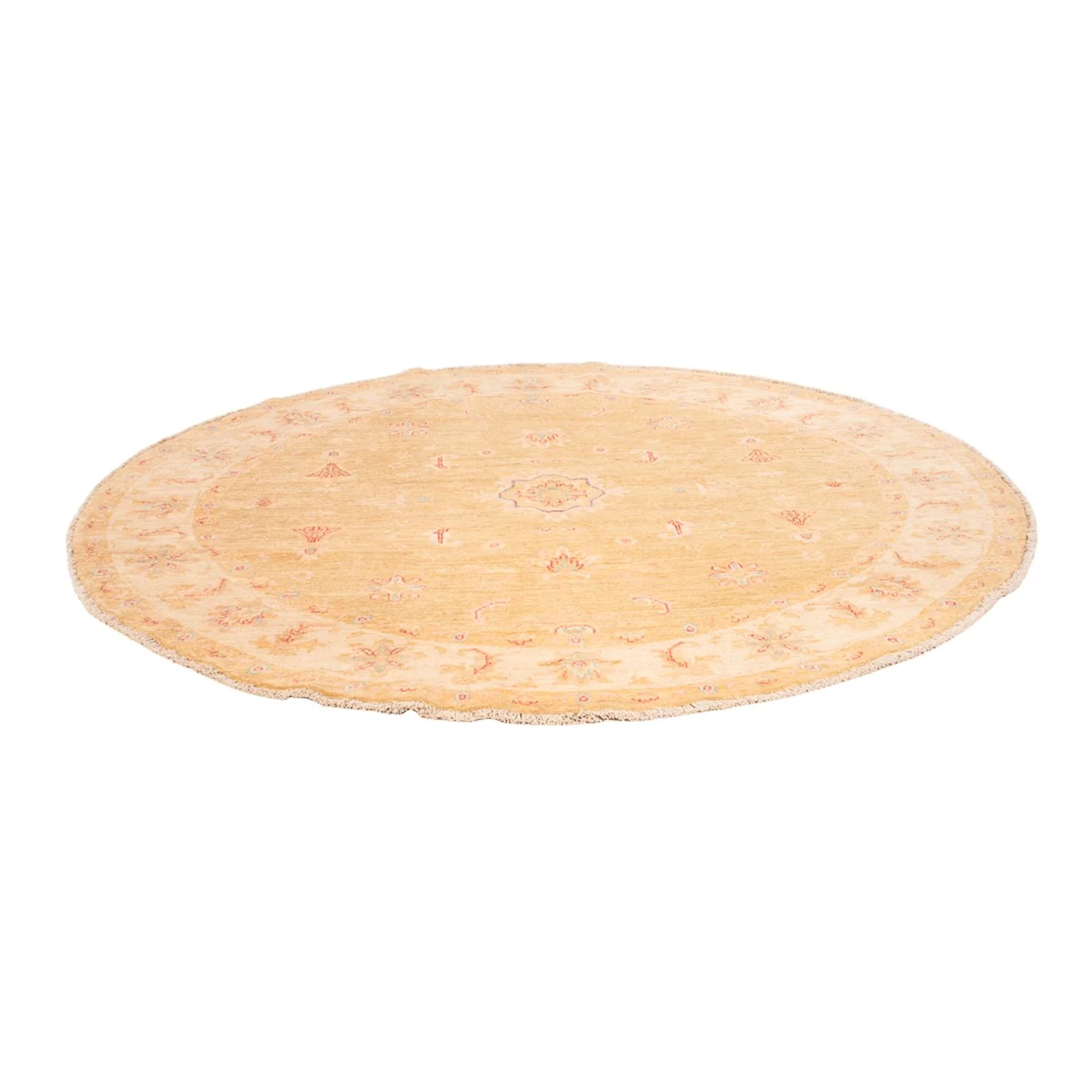 Ziegler Teppich rund - 196 x 197 cm - beige - Image 4